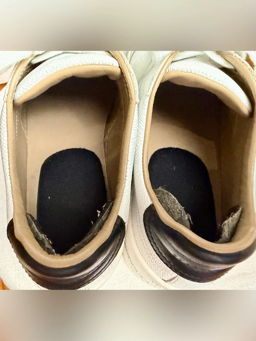 Hermes Voltage Leather Platform H sneakers, wht/blk, H embossed sole, 36(larger)